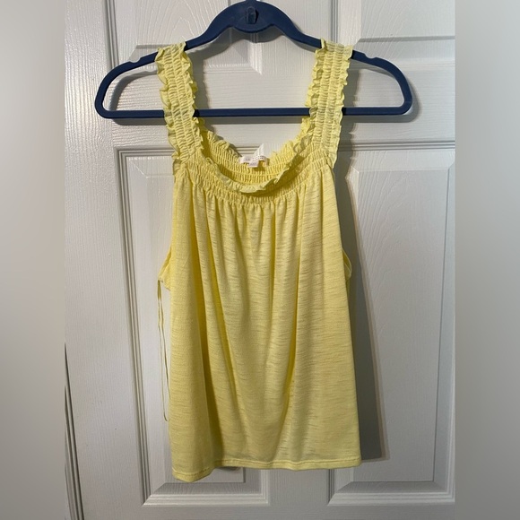 LC Lauren Conrad Tops - LC Lauren Conrad Sunny Yellow Tank Top XXL